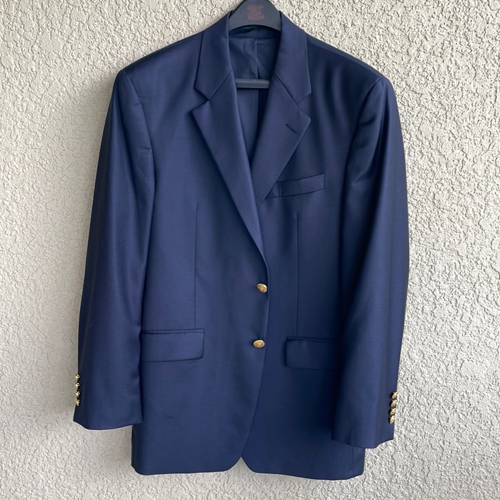 Lauren Navy Wool 40R by Ralph Lauren